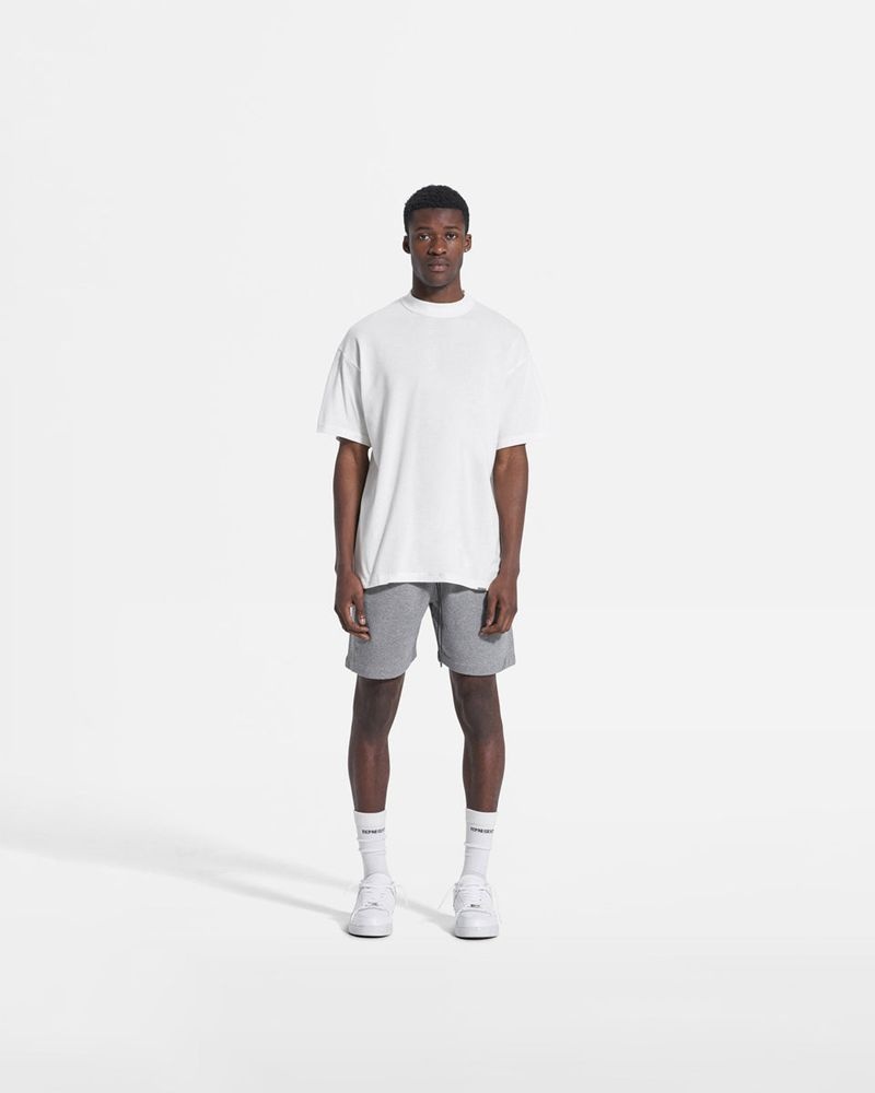 Men's Represent Blank T-Shirt White | UK-ZUEFD7968