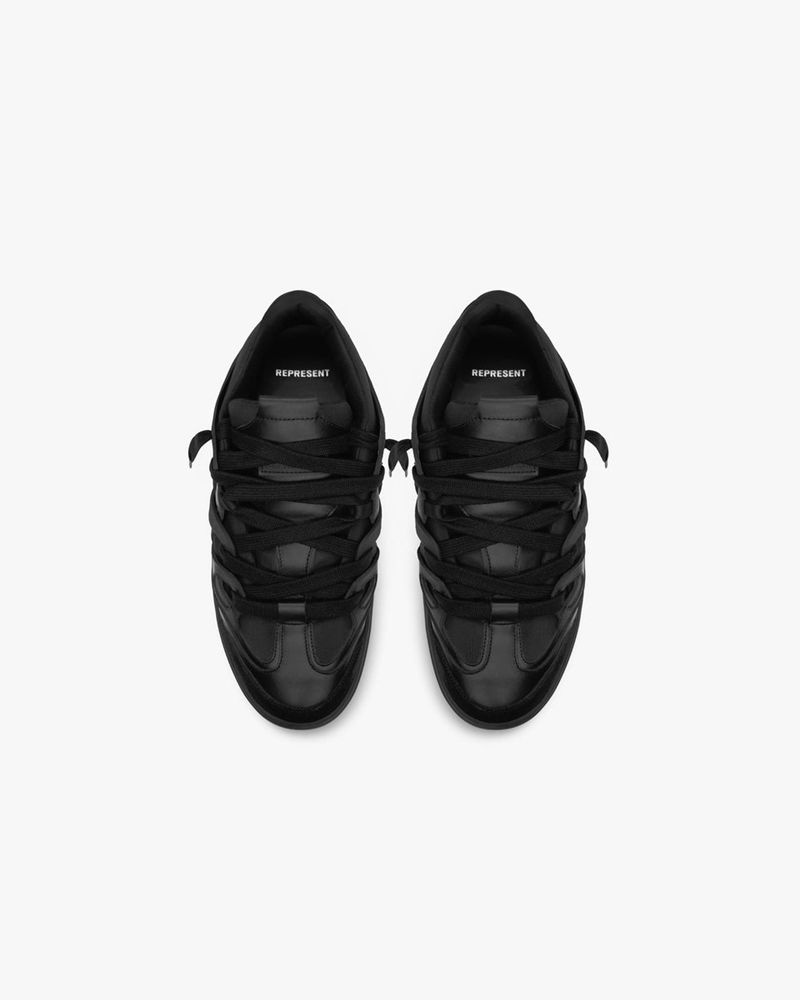 Men's Represent Bully Trainers Black | UK-EWKIF2580