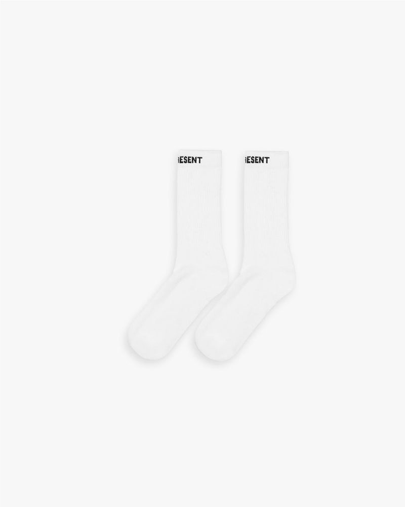 Men\'s Represent Core Socks White | UK-AQKRW5081