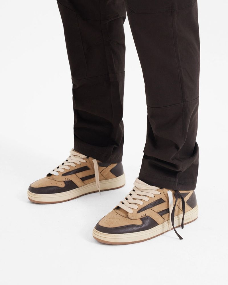 Men's Represent Fw22 Cargo Trousers Dark Brown | UK-BLEOS4157