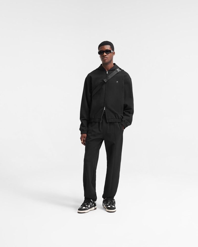 Men's Represent Hooded Tracksuit Jacket Black | UK-ZTCSR8041