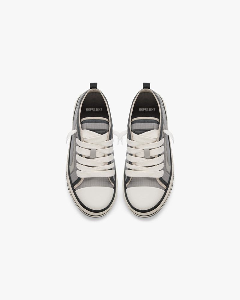 Men's Represent Htn X Low Trainers Grey | UK-AZMUP7261