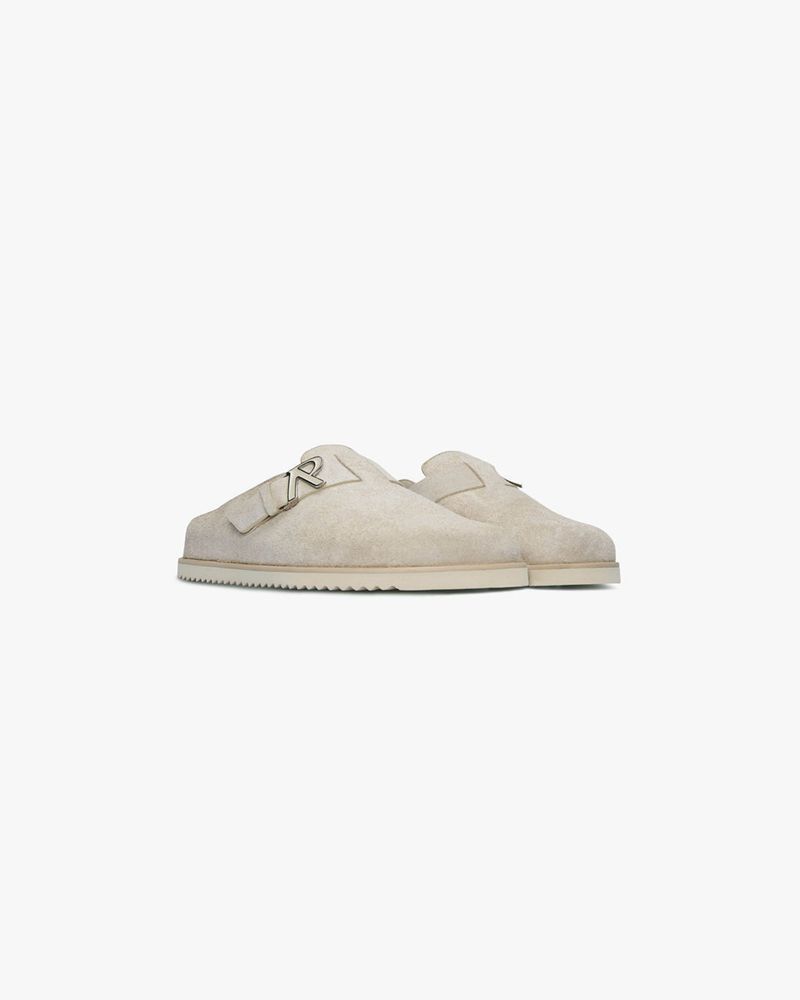 Men's Represent Initial Mule Taupe | UK-BKNFA3406