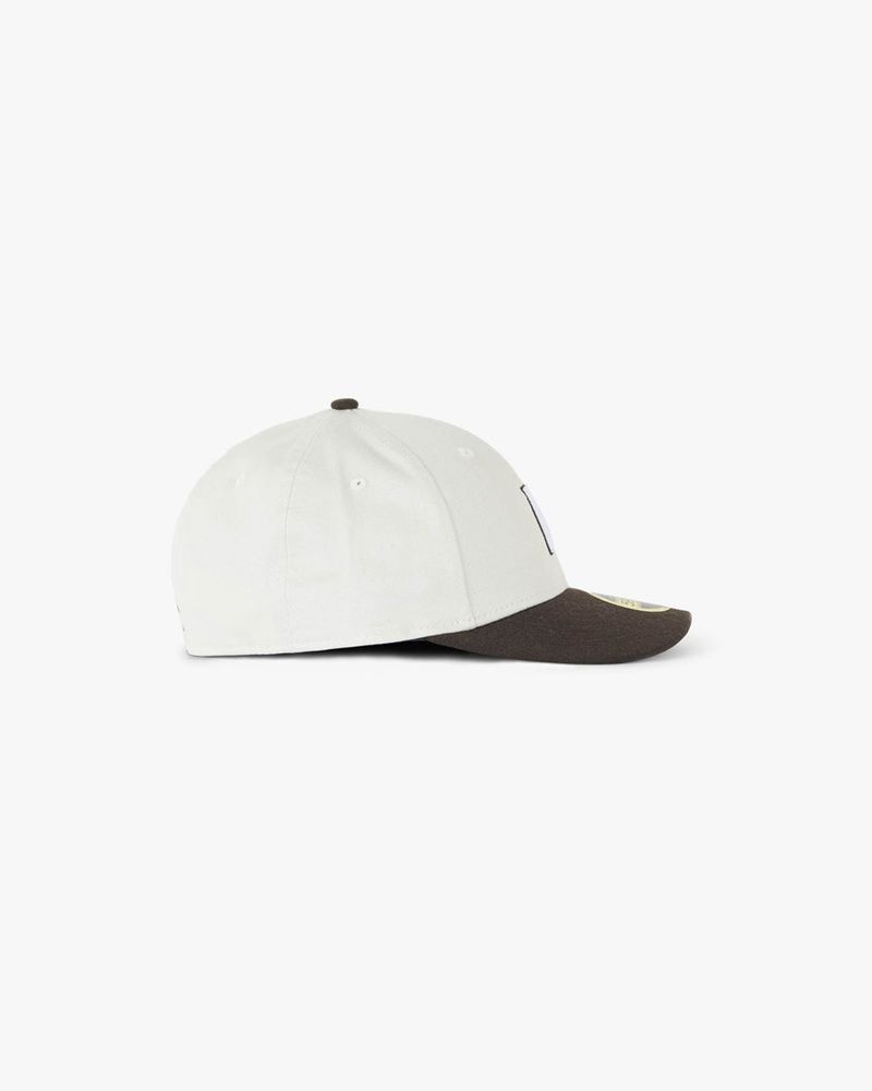 Men's Represent Initial New Era 59fifty Cap White | UK-GOXEP9257