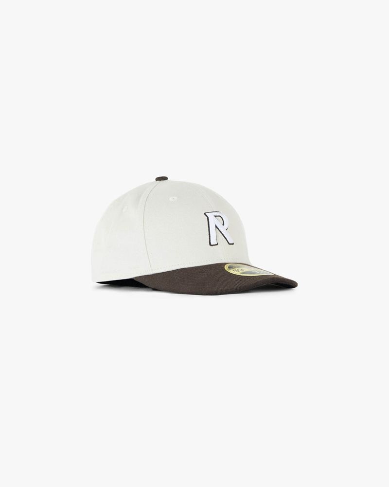 Men's Represent Initial New Era 59fifty Cap White | UK-GOXEP9257