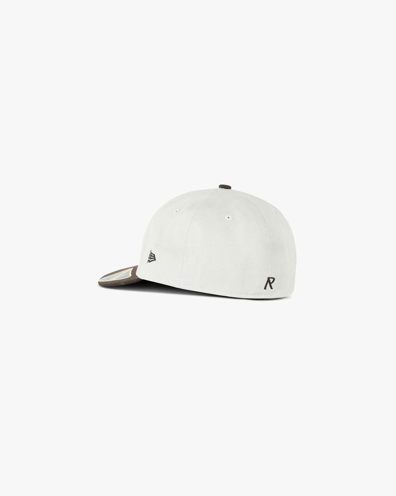 Men's Represent Initial New Era 59fifty Cap White | UK-GOXEP9257