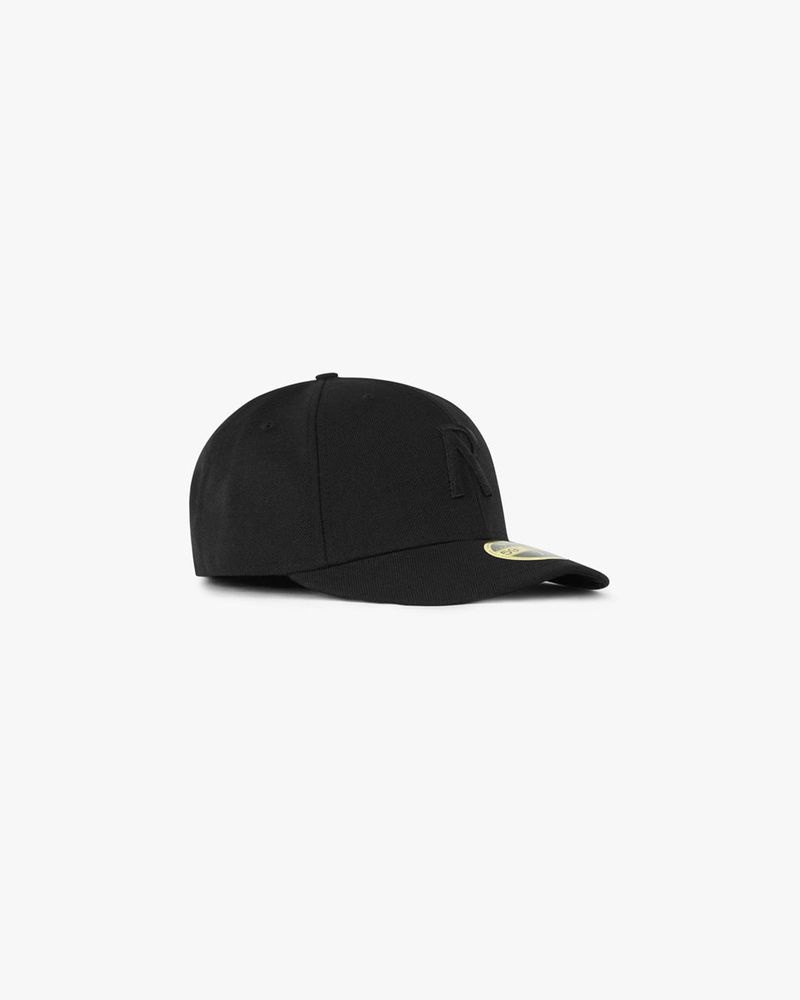 Men's Represent Initial New Era 59fifty Cap Black | UK-IBCET6032