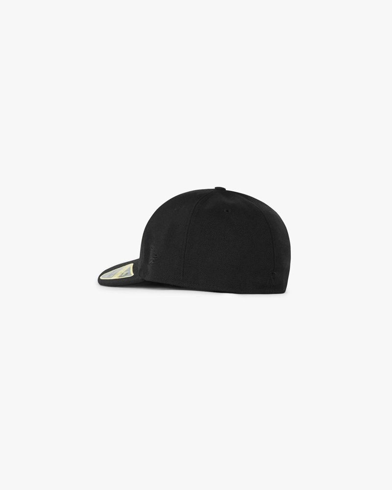 Men's Represent Initial New Era 59fifty Cap Black | UK-IBCET6032