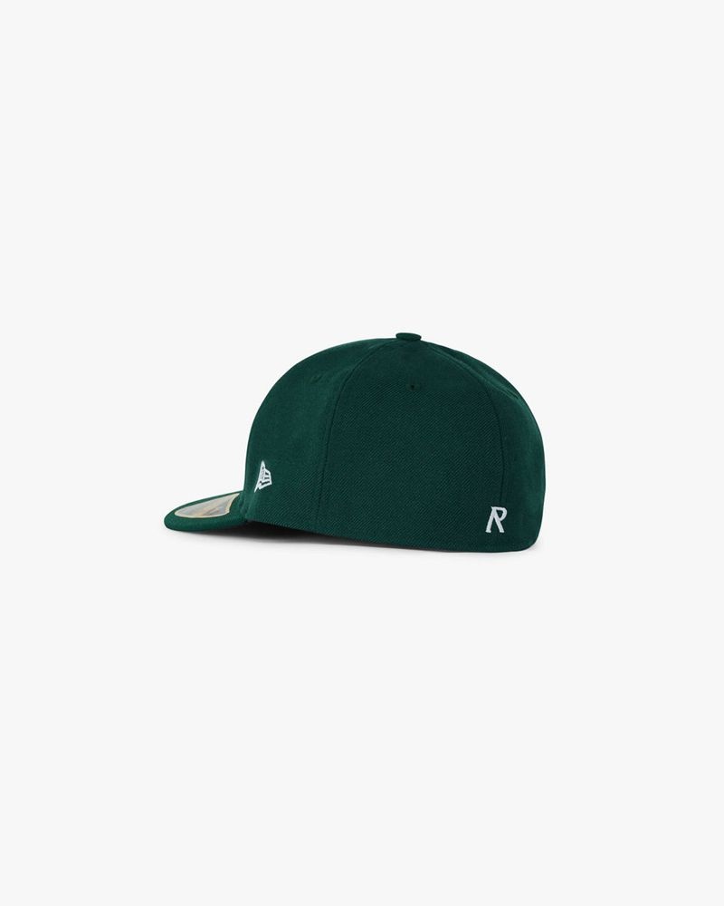 Men's Represent Initial New Era 59fifty Cap Green | UK-WFPSX8726