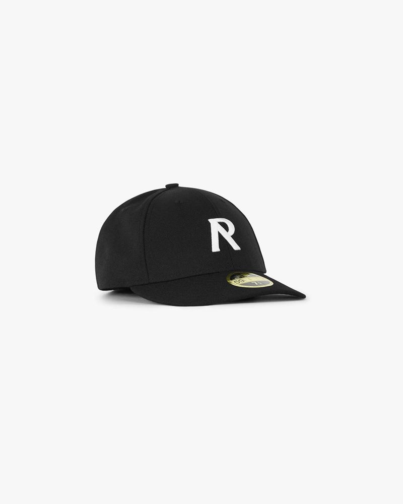 Men's Represent Initial New Era 59fifty Cap Black | UK-TDCHX7563