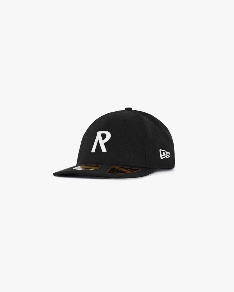 Men\'s Represent Initial New Era 59fifty Cap Black | UK-TDCHX7563