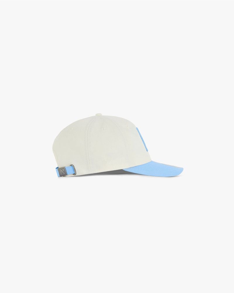 Men's Represent Initial New Era 950 Retrocrown Cap Cream / Light Blue | UK-THQGJ0254