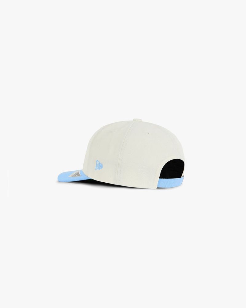 Men's Represent Initial New Era 950 Retrocrown Cap Cream / Light Blue | UK-THQGJ0254