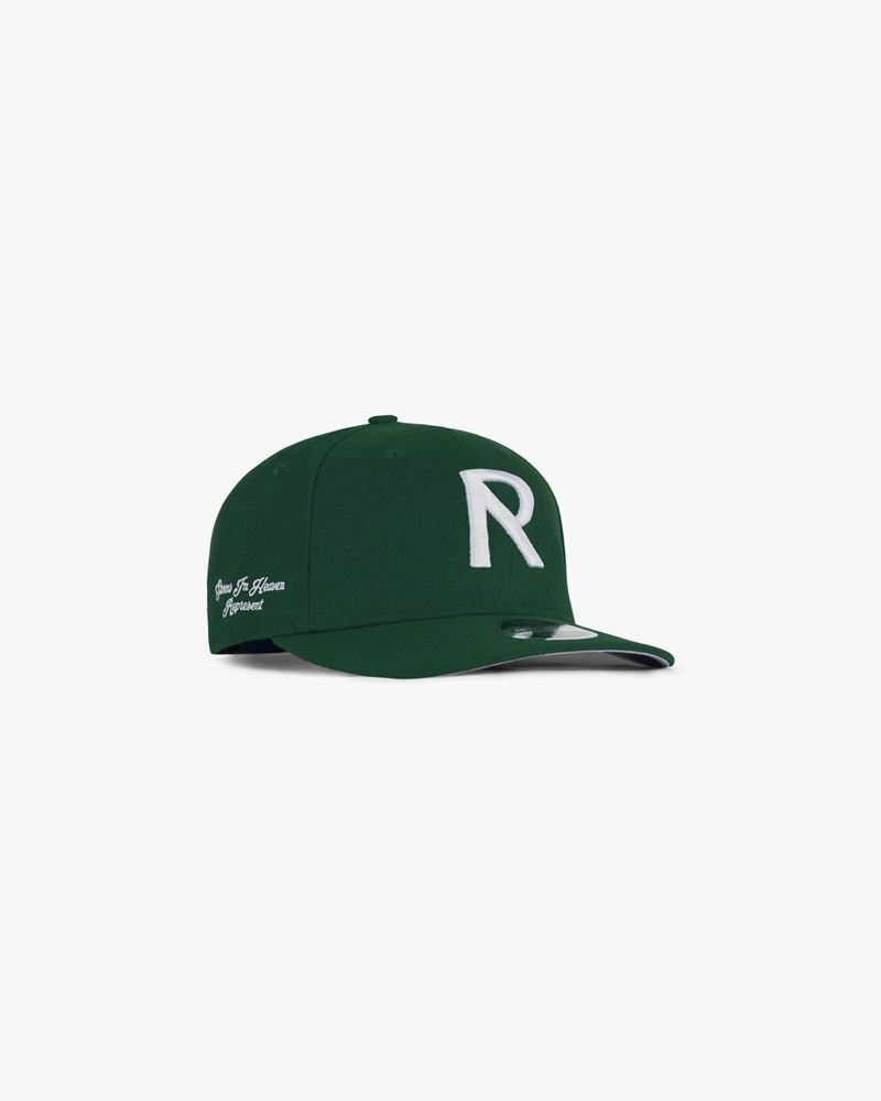 Men's Represent Initial New Era Retro Crown 9fifty Cap Green | UK-VJTSY9046