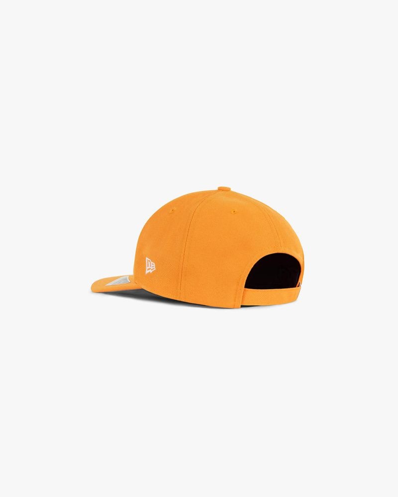 Men's Represent Initial New Era Retro Crown 9fifty Cap Orange | UK-TBRXK4178