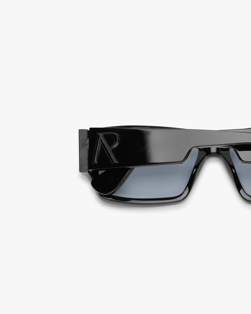 Men's Represent Initial Sunglasses Black | UK-RGZYP7136