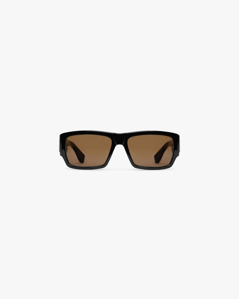 Men\'s Represent Initial Sunglasses Black / Brown | UK-OWCKF1574