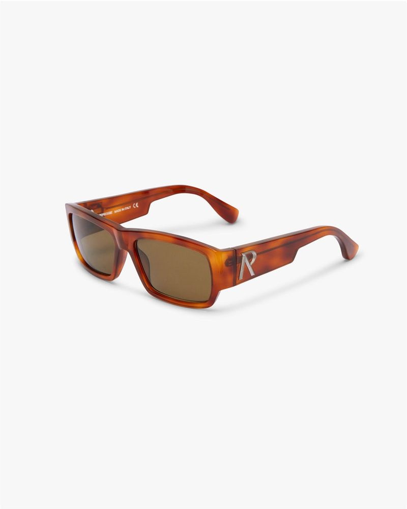 Men's Represent Initial Sunglasses Brown | UK-MZBRP3405