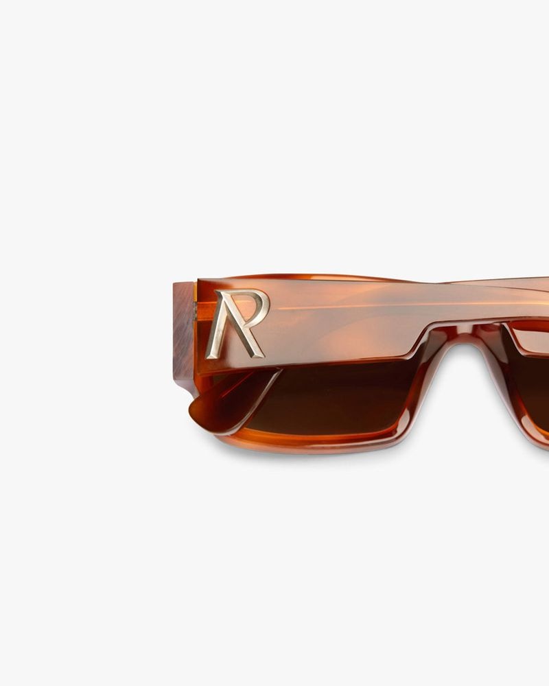 Men's Represent Initial Sunglasses Brown | UK-MZBRP3405