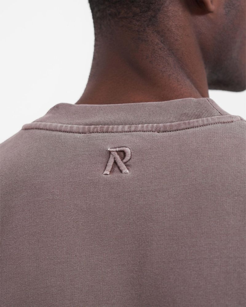 Men's Represent Initial Sweater Taupe | UK-FGTNK8354