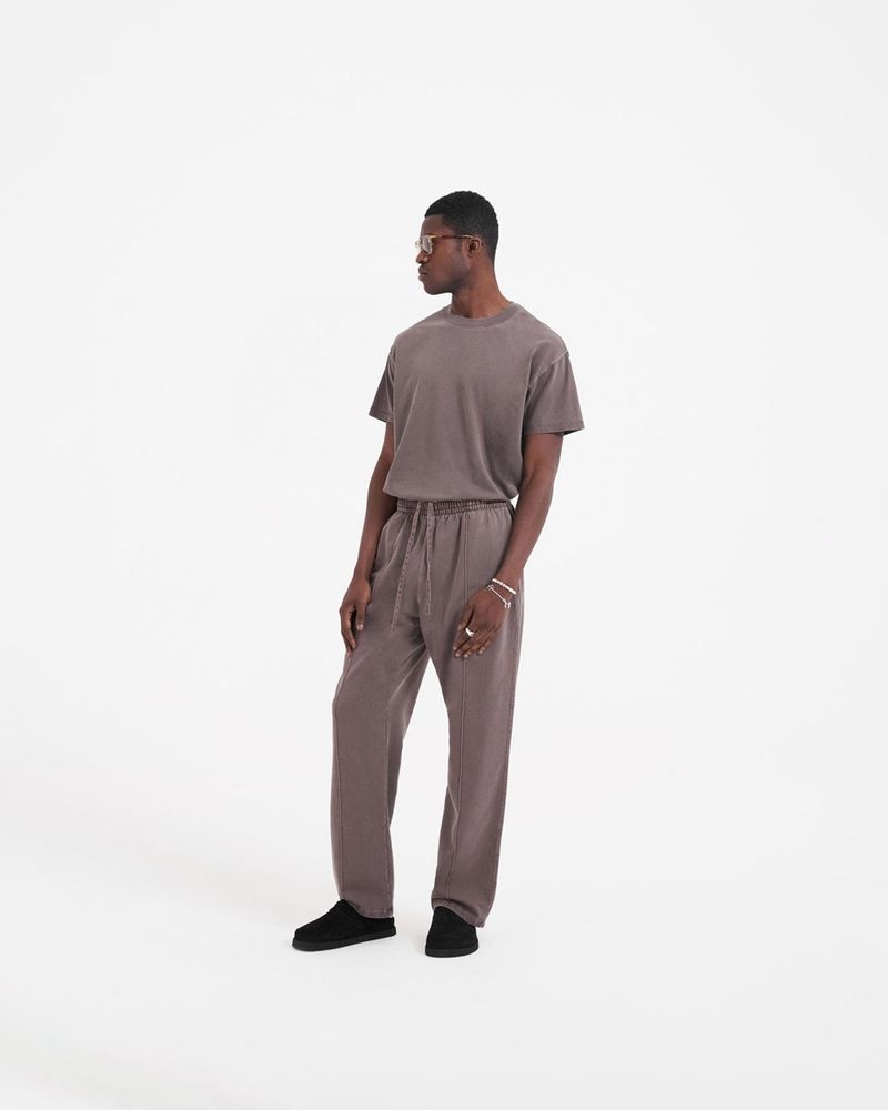 Men's Represent Initial Sweatpants Taupe | UK-CZFHT4056