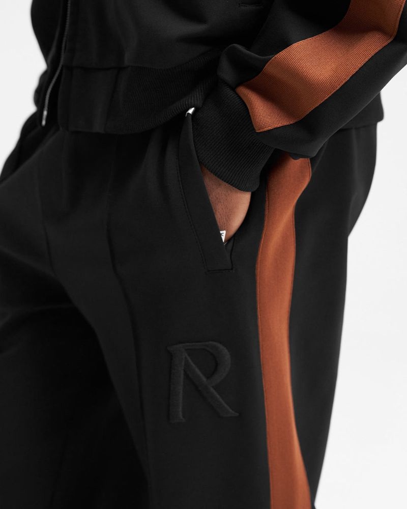 Men's Represent Initial Tracksuit Trousers Black | UK-ZBXUS9314