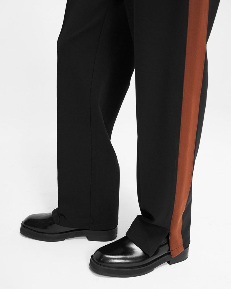 Men's Represent Initial Tracksuit Trousers Black | UK-ZBXUS9314