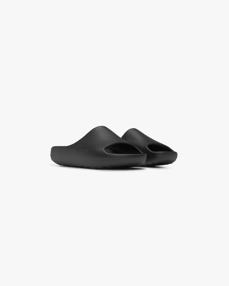 Men's Represent Matte Finish Slides Black | UK-URCPI2638