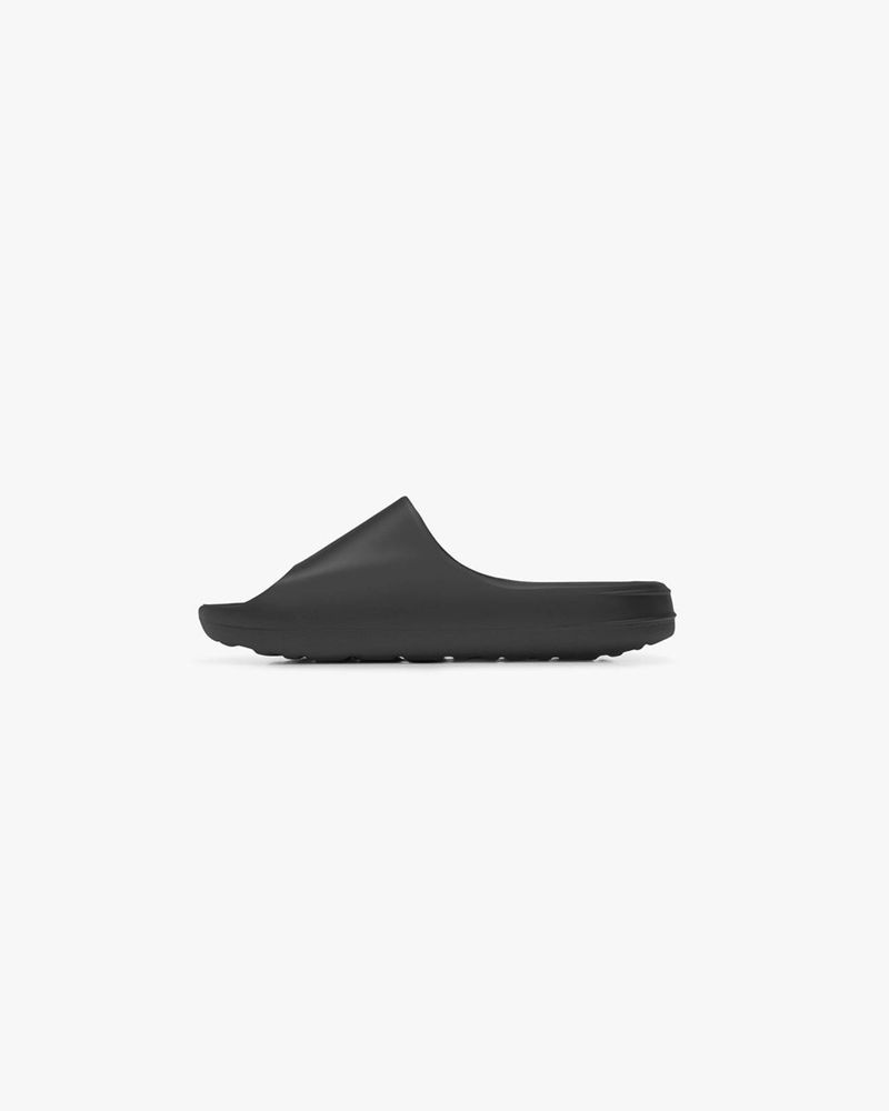 Men's Represent Matte Finish Slides Black | UK-URCPI2638