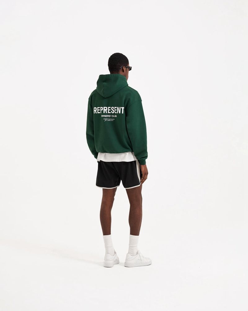 Men's Represent Owners Club Hoodie Green | UK-PDIZU0621