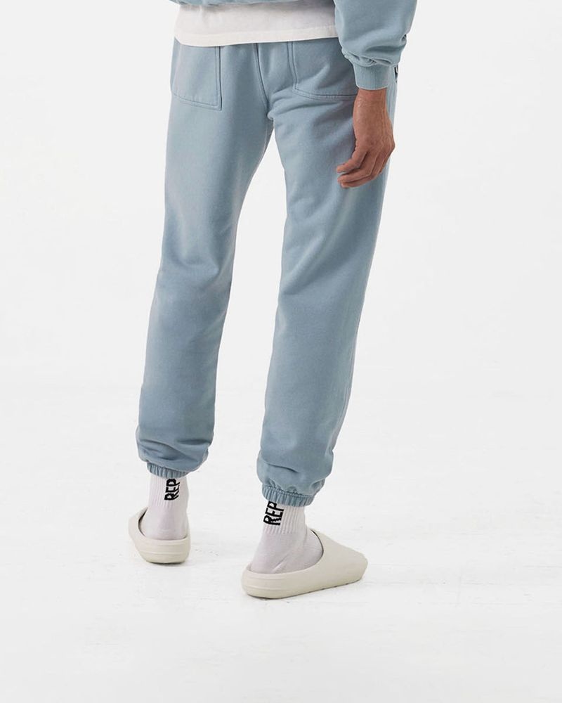 Men's Represent Owners Club Sweatpants Light Blue | UK-IMDPY9568