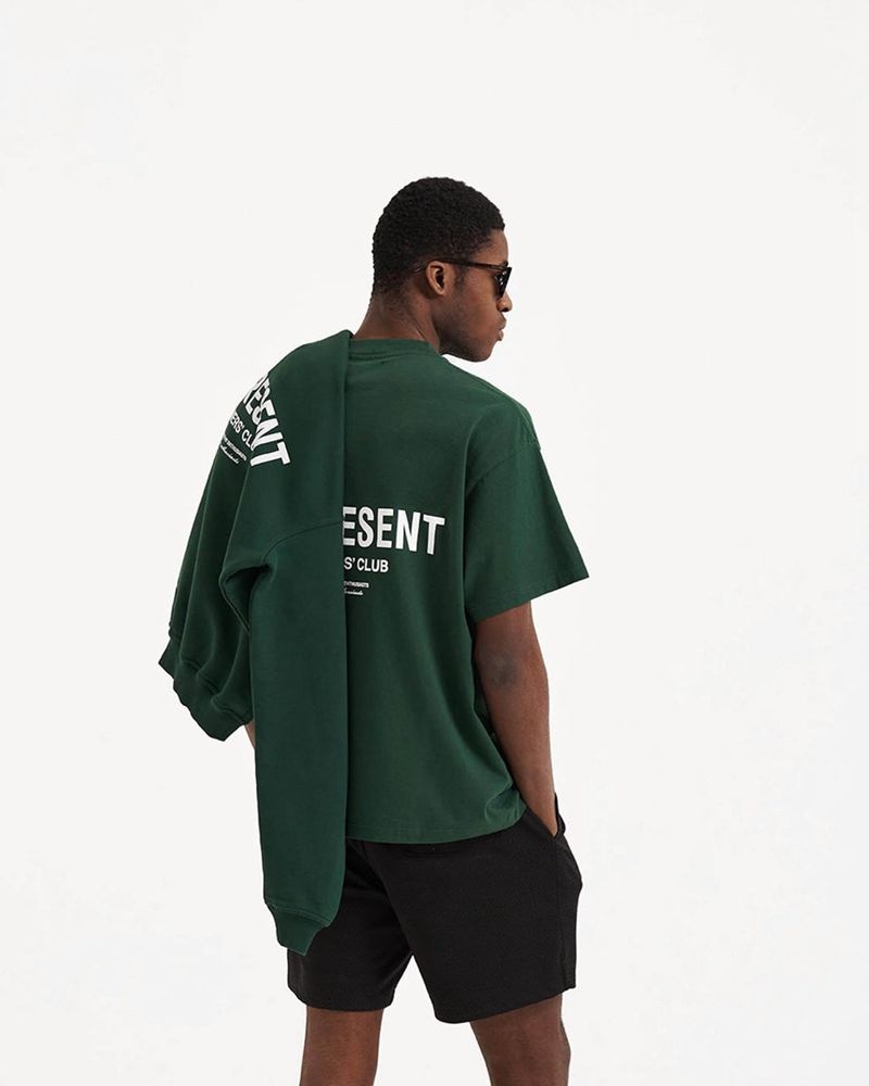 Men's Represent Owners Club T-Shirt Green | UK-ESGHW5207