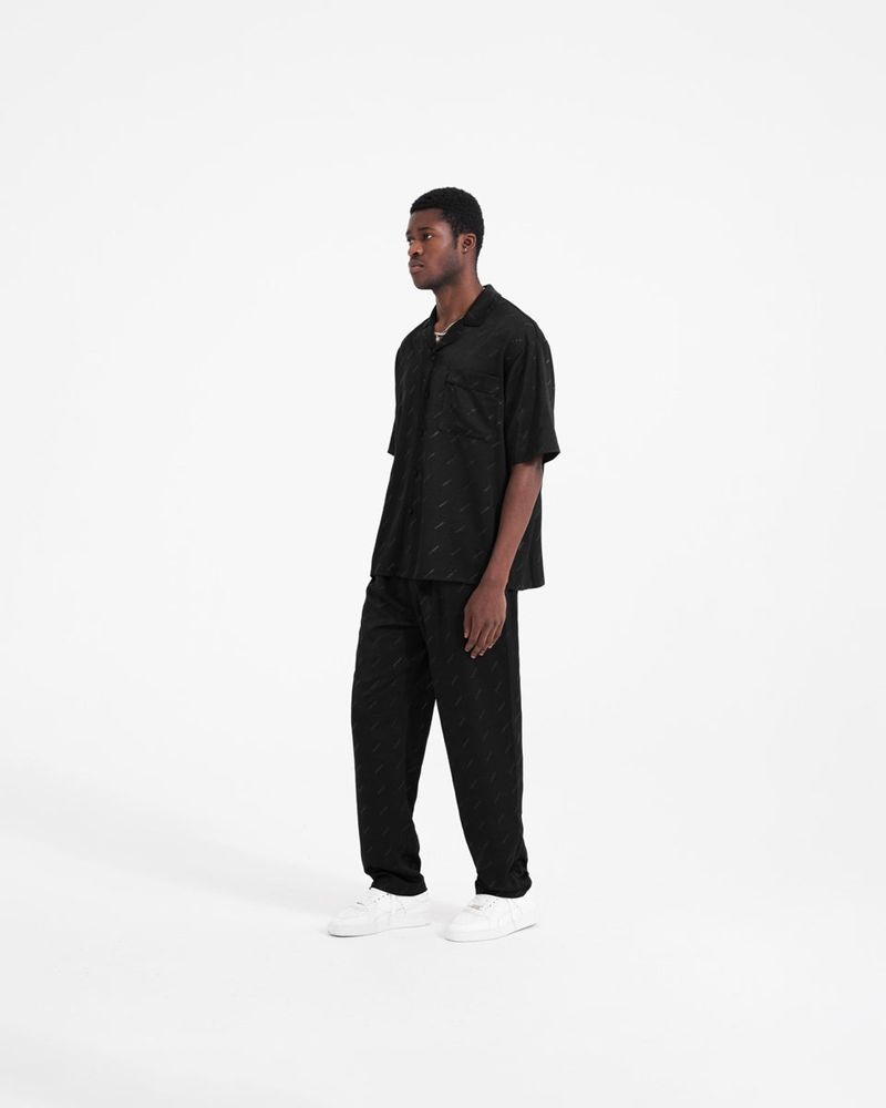 Men's Represent Pyjama Trousers Black | UK-ITFPG6914