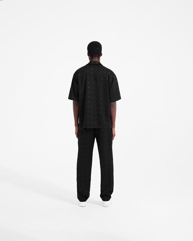 Men's Represent Pyjama Trousers Black | UK-ITFPG6914