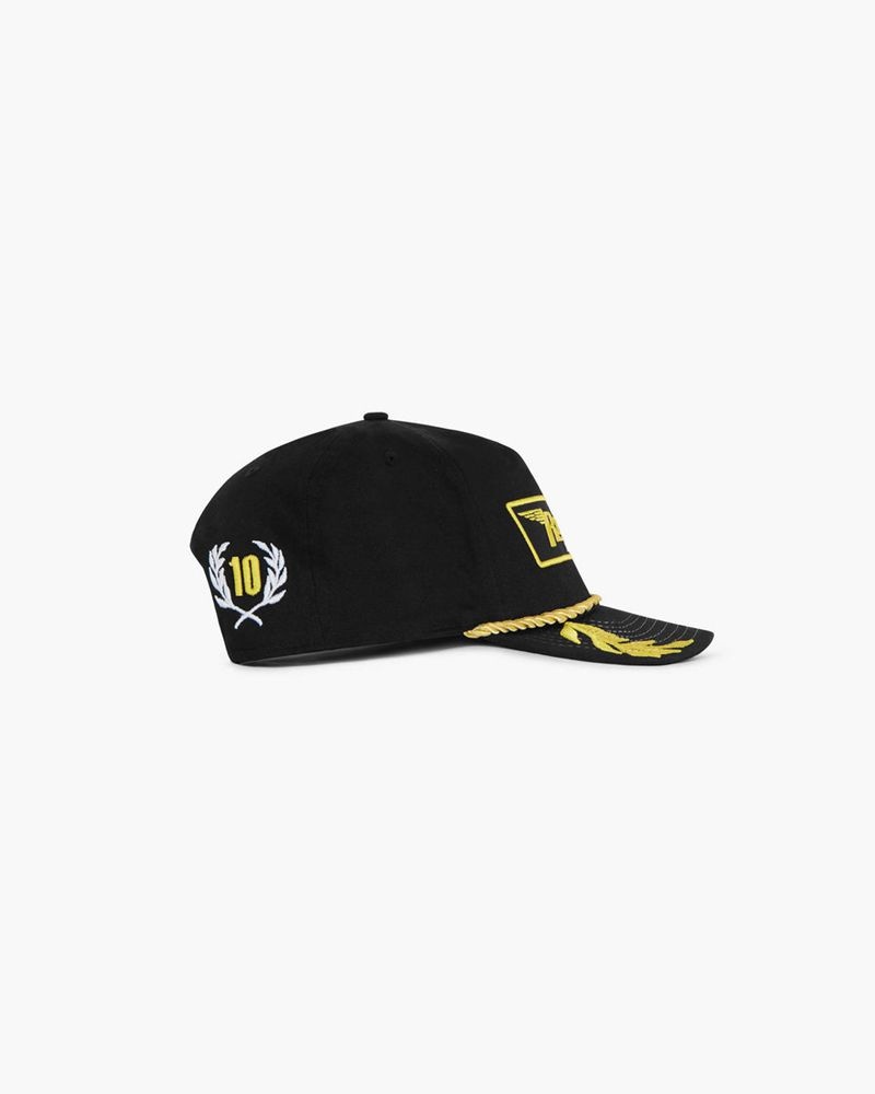 Men's Represent Racing New Era Golfer Cap Black | UK-YMIEW9342