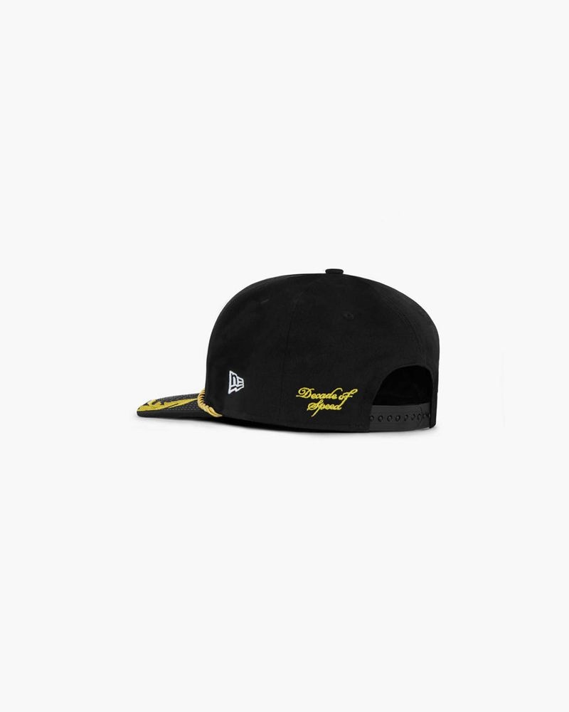 Men's Represent Racing New Era Golfer Cap Black | UK-YMIEW9342