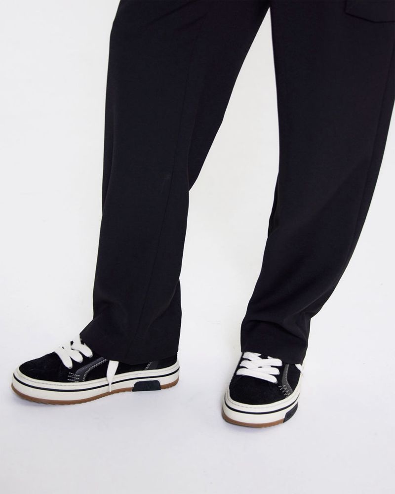 Men's Represent Relaxed Cargo Trousers Black | UK-NSIKW8174