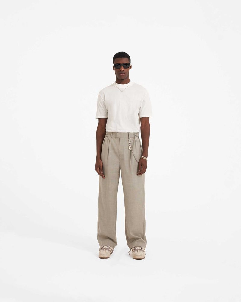 Men's Represent Relaxed Trousers Grey | UK-ATVDP5297