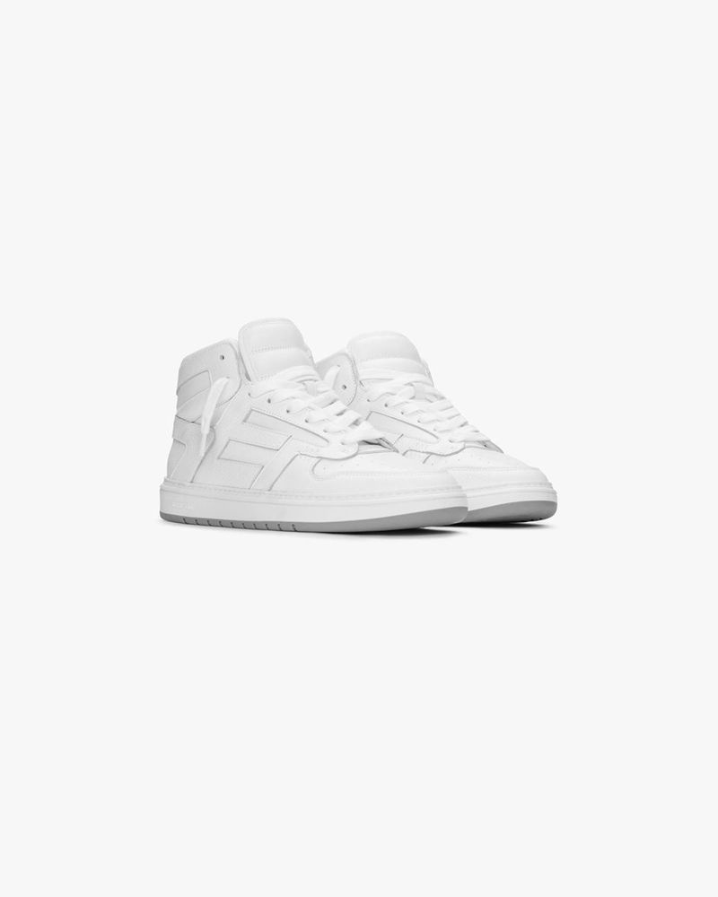 Men's Represent Reptor High Trainers White | UK-NYOWD6108