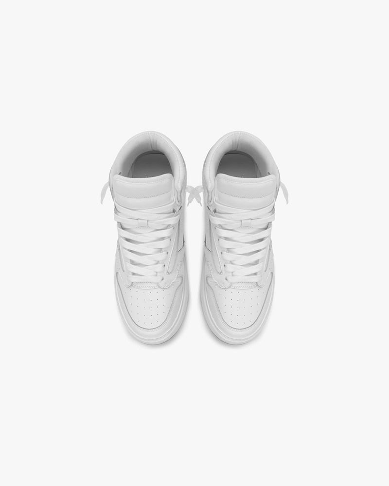 Men's Represent Reptor High Trainers White | UK-NYOWD6108