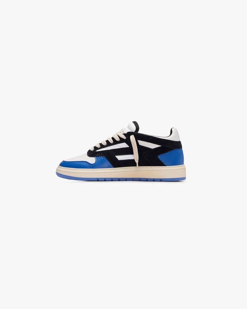 Men's Represent Reptor Low Trainers Blue / Black | UK-TUMKI1507