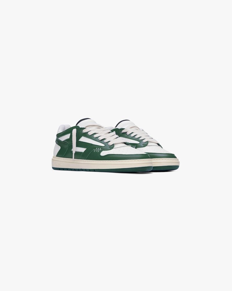 Men's Represent Reptor Low Trainers Green / White | UK-IFKUX7491