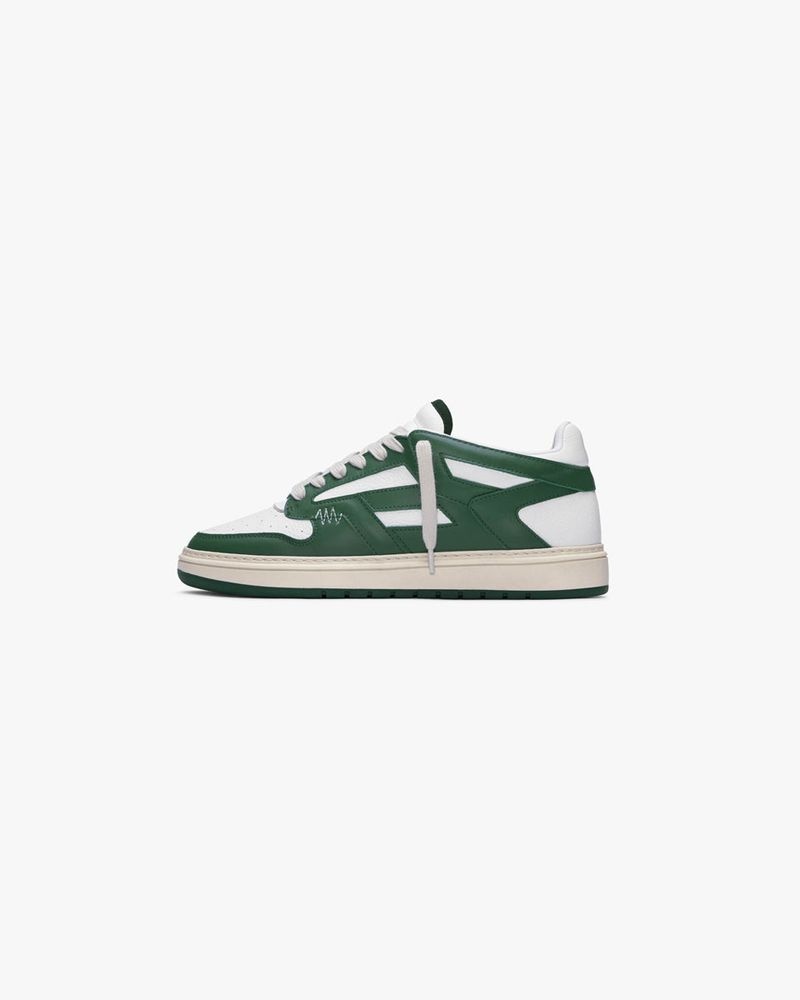 Men's Represent Reptor Low Trainers Green / White | UK-IFKUX7491