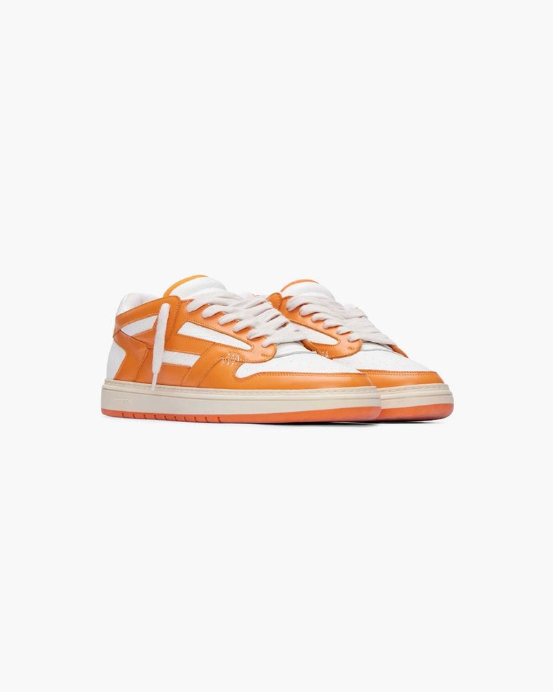 Men's Represent Reptor Low Trainers Orange | UK-XPDBJ5269