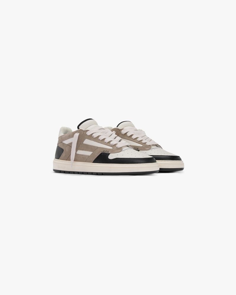 Men's Represent Reptor Low Trainers White / Taupe | UK-DLMKZ2195