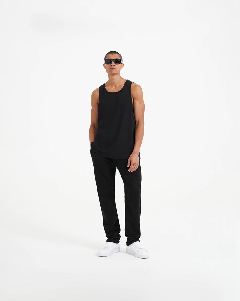 Men's Represent Slim Fit 2 Pack Tank Top Black / White | UK-BVGKH6105