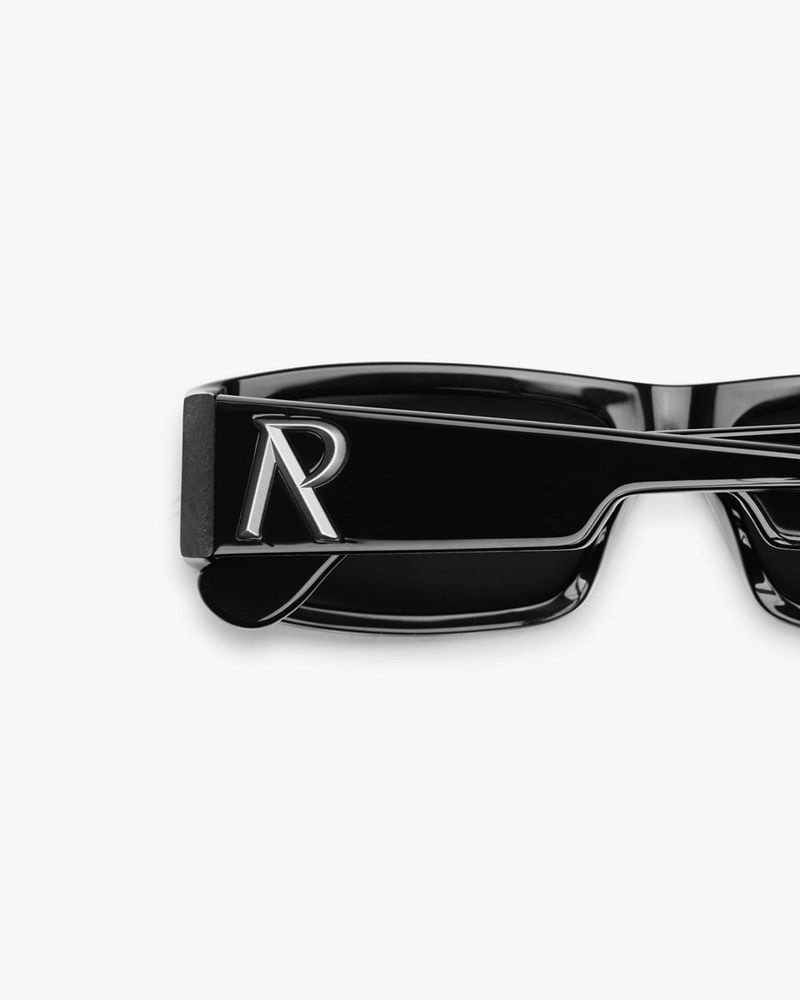 Men's Represent Slim Initial Sunglasses Black | UK-JSQPO3572