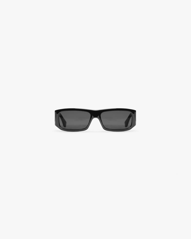 Men\'s Represent Slim Initial Sunglasses Black | UK-JSQPO3572