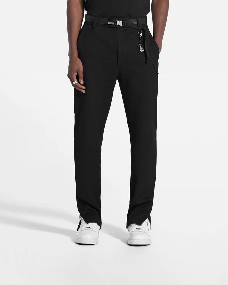 Men's Represent Split Trousers Black | UK-VBALW4189