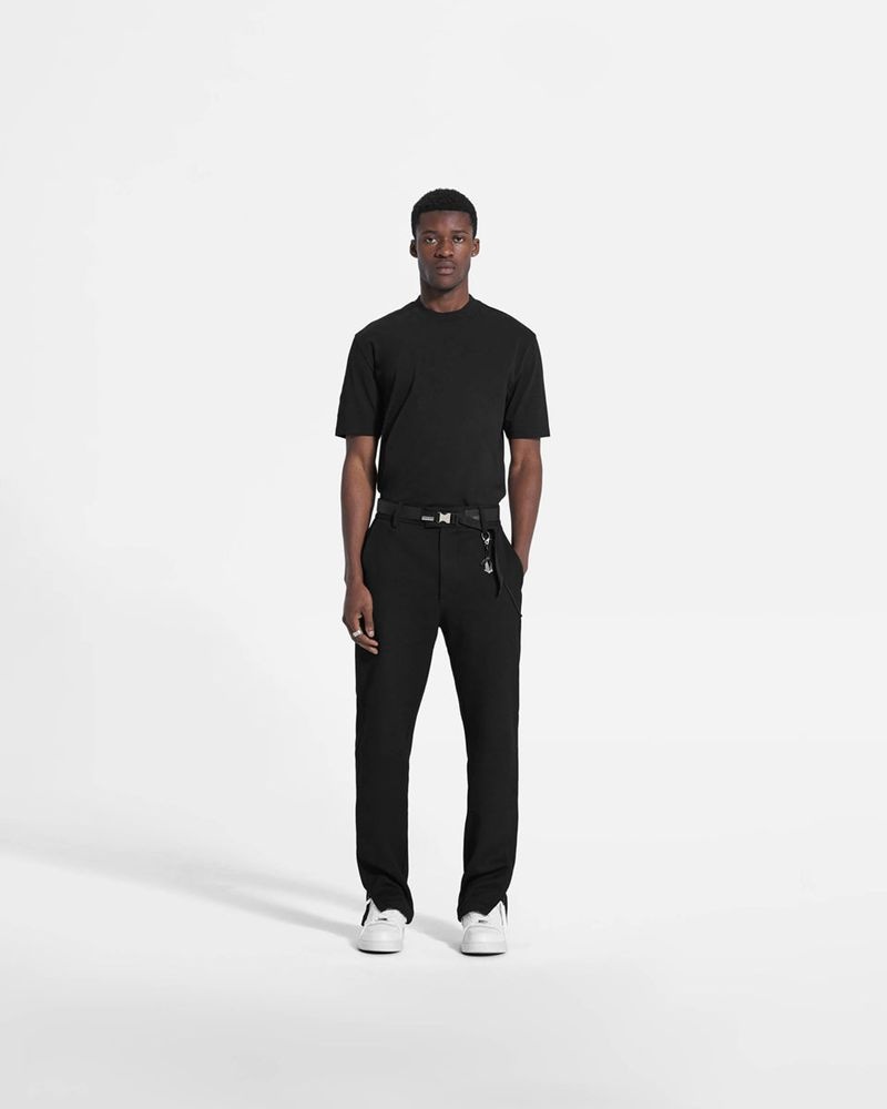 Men's Represent Split Trousers Black | UK-VBALW4189